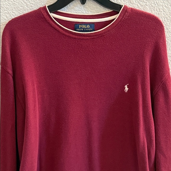 Polo Ralph Lauren Men’s Long Sleeve Waffle Knit Thermal Shirt Size XL - Picture 2 of 5